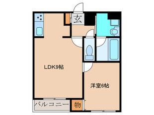 プラティーク今川の物件間取画像